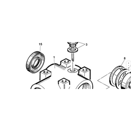 2 AUSGANGSKÄSTEN FÜR VERSTÄRKTEN EINGANGSMOTOR. ORIGINAL KUBOTA GIANNI FERRARI 00777304703 | NewgardenParts.com