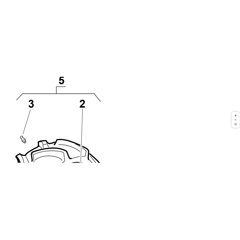 RADSCHEIBE 5,75 X8 PNEU.BRIDGESTON ORIGINAL KUBOTA GIANNI FERRARI 95548100000