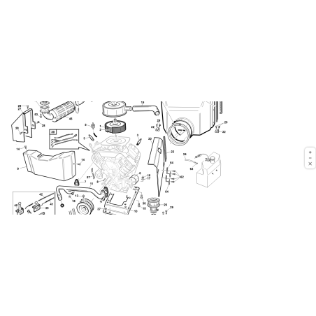 CLOISON DE RÉSERVOIR KOHLER COMPLÈTE VRN ORIGINAL KUBOTA GIANNI FERRARI 95179120000 | NewgardenParts.com