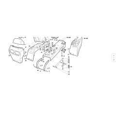 ORIGINAL KUBOTA GIANNI FERRARI VORMONTIERTE LINKE HAUBENSTÜTZE 95200130000