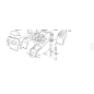 ORIGINAL KUBOTA GIANNI FERRARI VORMONTIERTE LINKE HAUBENSTÜTZE 95200130000