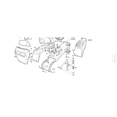 SUPPORT DE CAPOT DROIT PRÉASSEMBLÉ D'ORIGINE KUBOTA GIANNI FERRARI 95200120000 | NewgardenParts.com