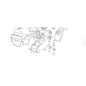 SUPPORTO COFANO DX PREMONTATO ORIGINALE KUBOTA GIANNI FERRARI 95200120000