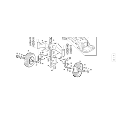 LEVA RINVIO STERZO 4R COMPL.ZNT ORIGINALE KUBOTA GIANNI FERRARI PZ95559110000