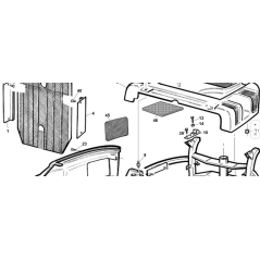 CANALINO SX COMPLETO - CATAFORESI - ORIGINALE KUBOTA GIANNI FERRARI PC95049290000