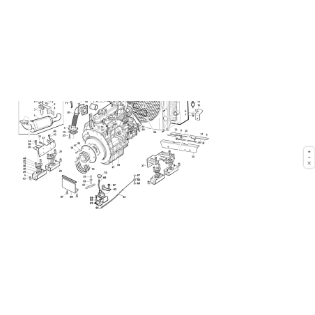 ORIGINAL KUBOTA GIANNI FERRARI 95410000013 ZNT FÖRDERER AUSPUFFHALTER | NewgardenParts.com
