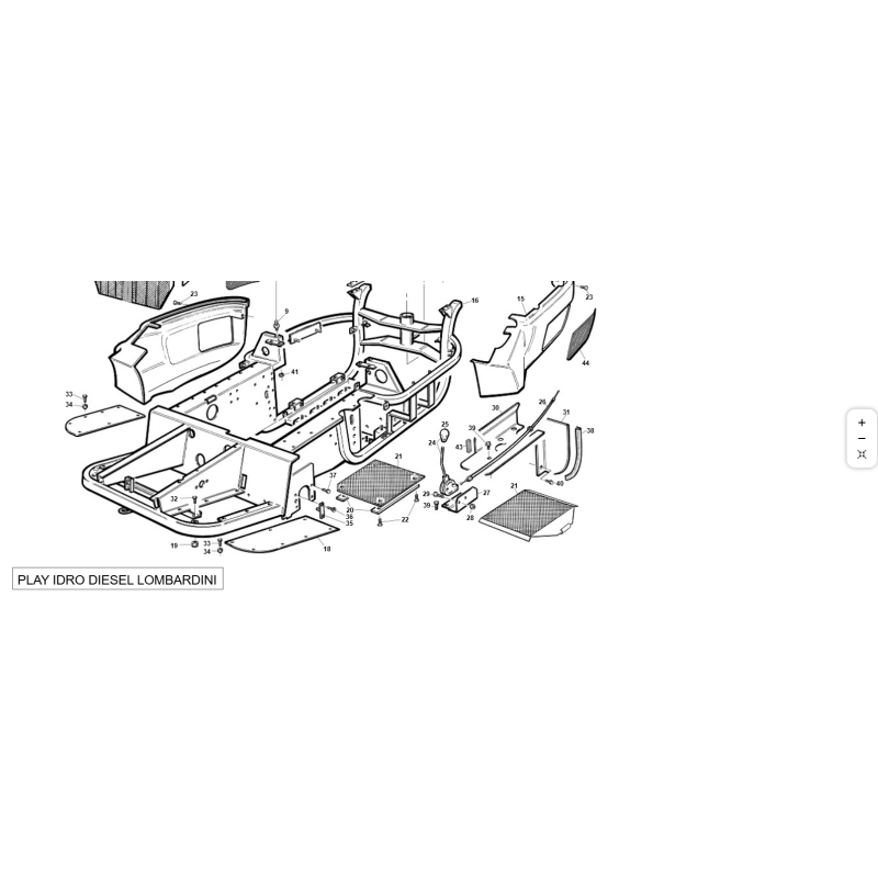 PROTECCIÓN DEL FILTRO DE AIRE - VRT NEGRO - ORIGINAL KUBOTA GIANNI FERRARI PC95049000017