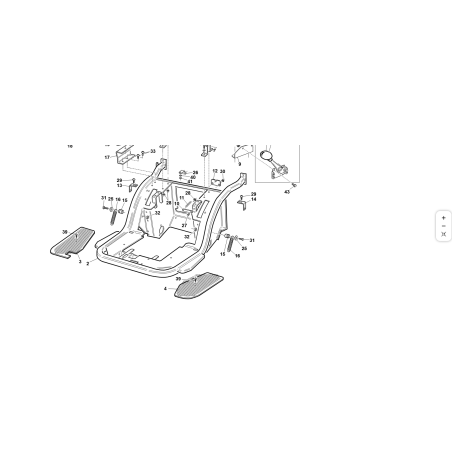 ANGOLARE FISSAGGIO SERBATOIO COMP. ORIGINALE KUBOTA GIANNI FERRARI 94500620000 | NewgardenParts.com