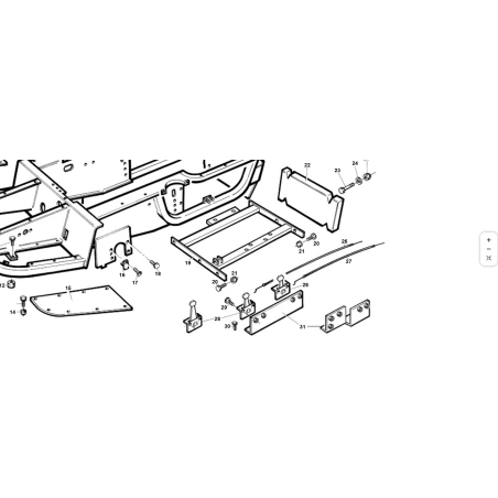 SUPPORT D'ACCÉLÉRATEUR-DÉMARREUR COMPL ORIGINAL KUBOTA GIANNI FERRARI PZ95042320000 | NewgardenParts.com