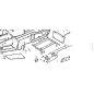 SUPPORTO ACCELERATORE-STARTER COMPL ORIGINALE KUBOTA GIANNI FERRARI PZ95042320000