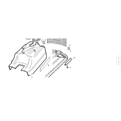 LAMIERA GUIDA COFANO COMPL. ORIGINALE KUBOTA GIANNI FERRARI PZ95545110000