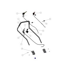 Red Kill Lever + SPM KW Cable ORIGINAL GRIN PRT-1355 | NewgardenParts.com