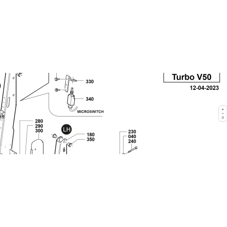 Wired Microswitch Check Opening/Closing Elev. Basket ORIGINAL KUBOTA GIANNI FERRARI 00.40.00.0061 | NewgardenParts.com