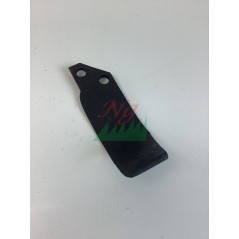 Trou de houe courbé à droite 10,5 mm entraxe 27 mm plaque 40x6 mm SEP VALPADANA 55362 | NewgardenParts.com