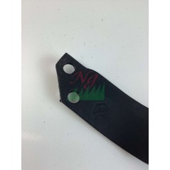 Left curved hoe hole 10.5mm center distance 27mm plate 40x6mm SAP VALPADANA 55376 | NewgardenParts.com