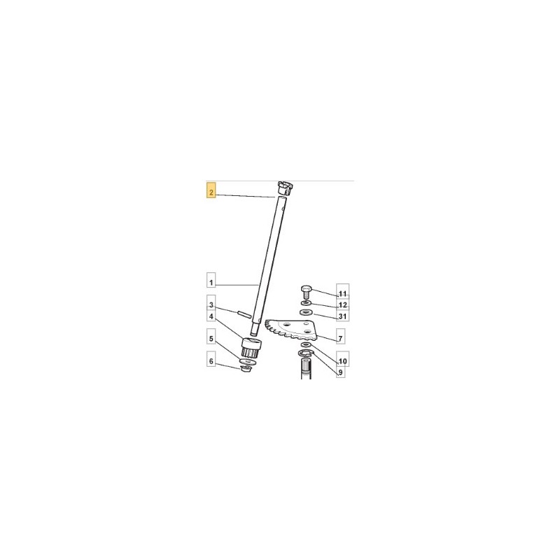 Lenkungsbuchse Rasentraktor Modelle 1228H 1228M 325038004/0 STIGA