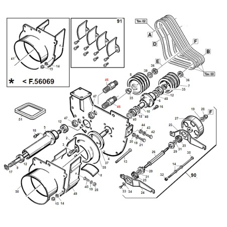 Boccola supporto perno piastra turbina ORIGINALE GIANNI FERRARI 01.40.00.1790 | NewgardenParts.com