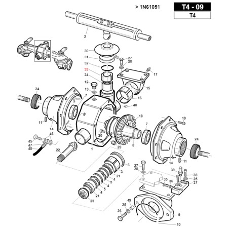 Boccola terminale cilindro sterzo TURBO6 ORIGINALE GIANNI FERRARI 01.20.00.0150 | NewgardenParts.com