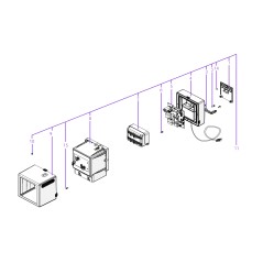 Caja transmisora blanca ORIGINAL AMBROGIO robot 4.36 - 4.0 BASIC