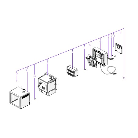 Box trasmettitore bianco ORIGINALE AMBROGIO robot 4.36 - 4.0 BASIC | NewgardenParts.com