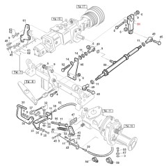 Braccio azionamento pompa Sauer TURBO1 ORIGINALE GIANNI FERRARI 01.50.00.5601 | NewgardenParts.com