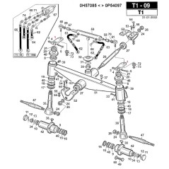 Bras de direction pour tracteur ORIGINAL GIANNI FERRARI 01.01.00.0171