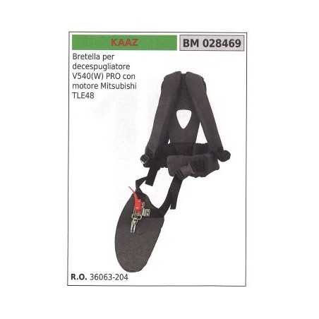 KAAZ V540(W) brushcutter harness | NewgardenParts.com