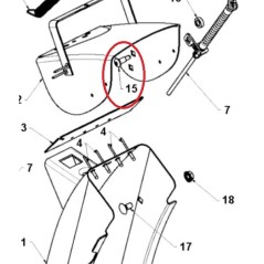 BULLONE 501417301 ORIGINALE HUSQVARNA | NewgardenParts.com