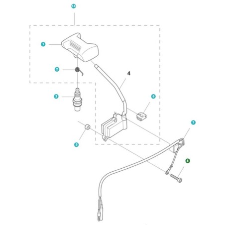 BULLONE 579383001 ORIGINALE HUSQVARNA | NewgardenParts.com