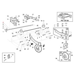 Albero camme trattorino modelli GT PG ORIGINALE GIANNI FERRARI BFB 95220100003 | NewgardenParts.com