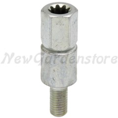 Adapter for UNIVERSAL brushcutter shaft 13271227 bevel gear pair