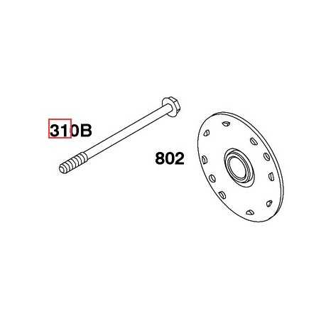 ORIGINAL BRIGGS & STRATTON lawn tractor bolt 691263 | NewgardenParts.com
