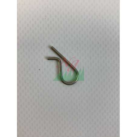 Muelle en forma de R, diámetro del alambre 1,5 mm, longitud 18 mm, ORIGINAL GOLDONI 00010908 | NewgardenParts.com