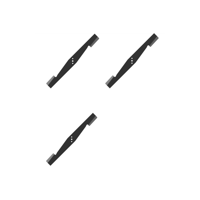 Set di 3 lame alettate autoaffilanti robot tagliaerba MOWRATOR MRLSPHL