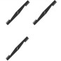 Set of 3 self-sharpening finned blades for MOWRATOR MRLSPHL robot lawnmower