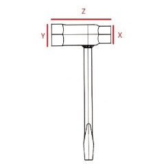 SPARK PLUG COMBINATION WRENCHES 54.120.0098 | NewgardenParts.com