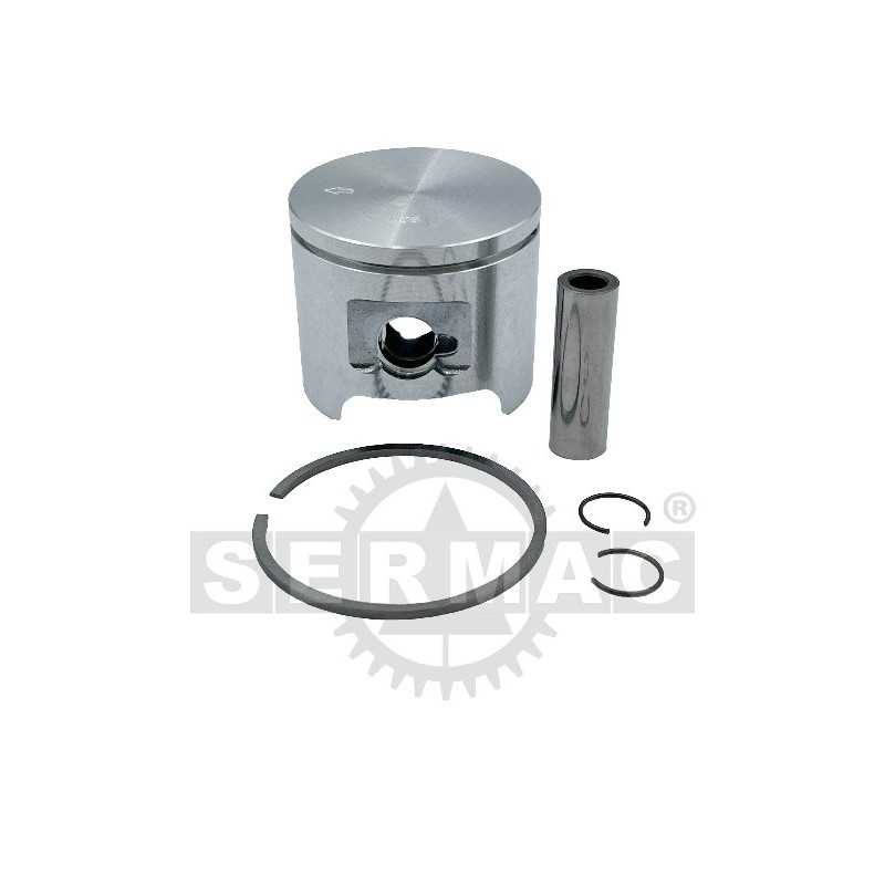 Piston complet avec segments et axe 54.230.1581 Compatible avec HUSQVARNA