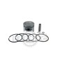 PISTON COMPLETE WITH PISTON RINGS, PIN AND SEEGER 54.230.1431 Compatible with HONDA