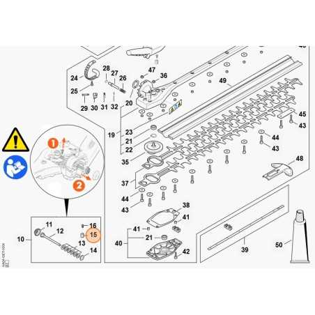 Threaded bush hedge trimmer models HLA135 ORIGINAL STIHL 42436429002 | NewgardenParts.com