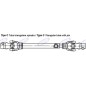 Zapfwelle AMA Kat. 6 CE-geprüft 6x800mm - 01728