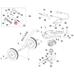 Cablaggio ORIGINALE ACTIVE trivella modelli t-165 021553 | NewgardenParts.com