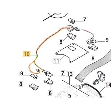 Sensor wiring harness ORIGINAL STIGA lawnmower robot mower a1500 122063023/0 | NewgardenParts.com
