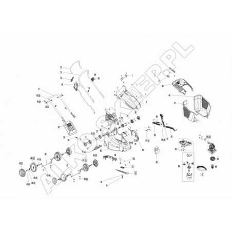 Support de lame ORIGINAL AL-KO 412825 | NewgardenParts.com