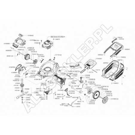 Powerline lever 1K R900 47090601 ORIGINAL AL-KO | NewgardenParts.com