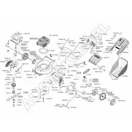 Original AL-KO Basket Cover Strip 46346540 | NewgardenParts.com