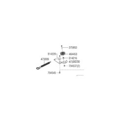 Spring for Lawn Tractor (Alternative - 457132) 473209 ORIGINAL AL-KO | NewgardenParts.com