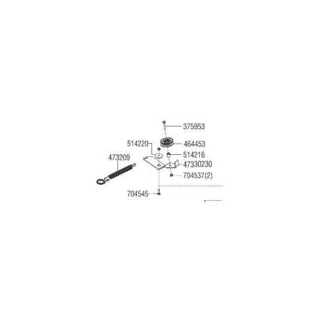 Spring for Lawn Tractor (Alternative - 457132) 473209 ORIGINAL AL-KO | NewgardenParts.com