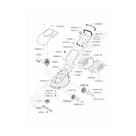 Blade Screw for Mod. Vega 320 (No longer available) 505935 ORIGINAL AL-KO | NewgardenParts.com
