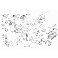 Enjoliveur de roue 280Hw Grig Rotax Ur 46267440 ORIGINAL AL-KO