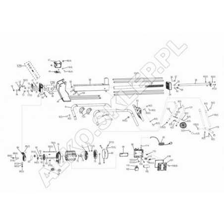 Barre de guidage originale AL-KO Khs 463558 | NewgardenParts.com